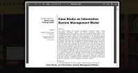 Image of Case Study: an Information System Management Model
