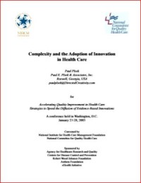 Image of Complexity and the Adoption of Innovation in Health Care