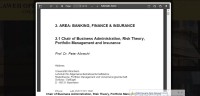 Image of Chair of Business Administration, Risk Theory, Portfolio Management and Insurance