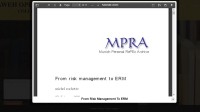 Image of From risk management to ERM