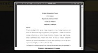 Image of Strategic Management Process