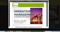 Image of OPERATIONS MANAGEMENT AN INTERNATIONAL PERSPECTIVE