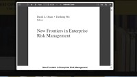 Image of New Frontiers in Enterprise Risk Management