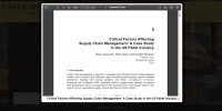 Image of Critical Factors Affecting Supply Chain Management: A Case Study in the US Pallet Industry