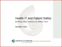 Image of Health IT and Patient Safety: Building Safer Systems for Better Care