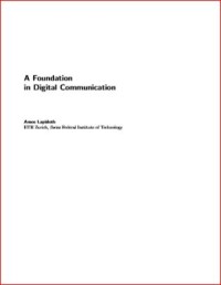 Image of A Foundation in Digital Communication