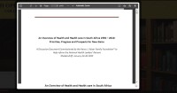 Image of An Overview of Health and Health care in South Africa