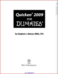 Image of Quicken® 2009 FOR DUMmIES