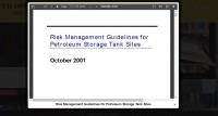 Image of Risk Management Guidelines for Petroleum Storage Tank Sites