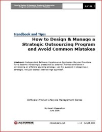 Image of How to Design & Manage a Strategic Outsourcing Program and Avoid Common Mistakes