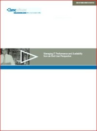 Image of Managing IT Performance and Availability from an End-User Perspective