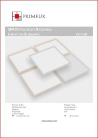 Image of SPAZIO FILE AUDIT & CONTROL  DEFINITION & BENEFITS
