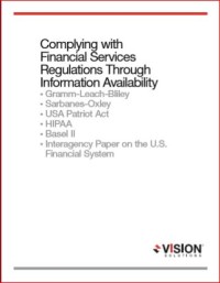Image of Complying with Financial Services  Regulations Through  Information Availability