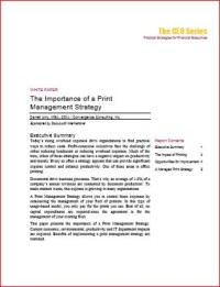 Image of The Importance of a Print Management Strategy