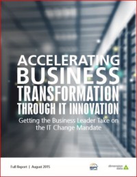 Image of ACCELERATING BUSINESS TRANSFORMATION THROUGH IT INNOVATION