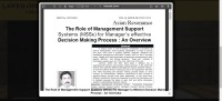Image of The Role of Management Support Systems (MSSs) for Manager’s effective Decision Making Process : An Overview