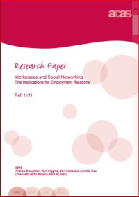 Image of Workplaces and Social Networking The Implications for Employment Relations