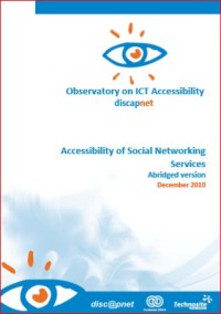 Image of Observatory on ICT Accessibility  Discapnet