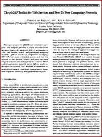 Image of The gSOAP Toolkit for Web Services and Peer-To-Peer Computing Networks