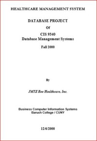 Image of HEALTHCARE MANAGEMENT SYSTEM
