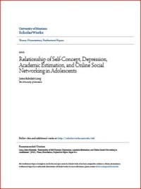 Image of Relationship of Self-Concept, Depression, Academic Estimation, and Online Social Networking in Adolescents