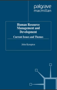 Image of Human Resource
Management and Development Current Issues and Themes