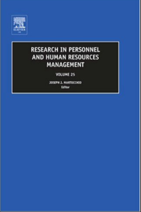 Image of RESEARCH IN PERSONNEL AND HUMAN RESOURCES MANAGEMENT. vol. 25