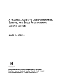Image of A Practical Guide to Linux Commands, Editors and Shell Programming