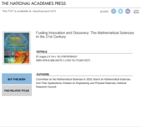Image of Fueling Innovation and Discovery: The Mathematical Sciences in the 21st Century