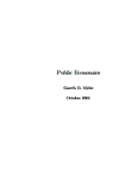 Image of Public Economics