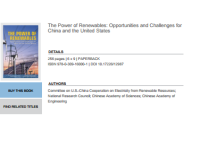 Image of The Power of Renewables: Opportunities and Challenges for China and the United States
