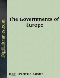 Image of THE GOVERNMENTS OF EUROPE