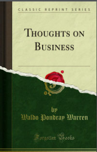 Image of Thoughts On Business