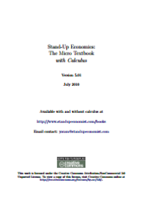 Image of Stand-Up Economics: The Micro Textbook
