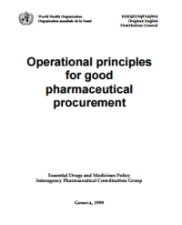 Image of Operational principles for good pharmaceutical procurement