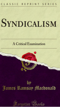 Image of SYNDICALISM , A CRITICAL EXAMINATION