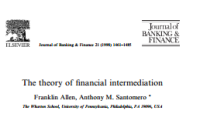 Image of The theory of Financial intermediation