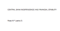 Image of CENTRAL BANK INDEPENDENCE AND FINANCIAL STABILITY