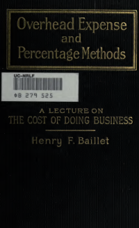 Image of Overhead and ExpenseS and  Percentage Methods