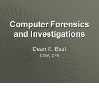 Image of Computer Forensics 
and Investigations