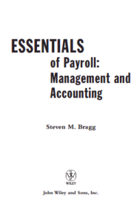 Image of ESSENTIALS of Payroll: Management and Accounting