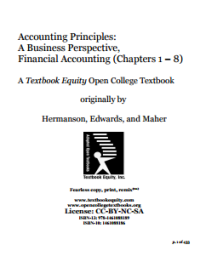 Image of Accounting Principles: A Business Perspective, Financial Accounting