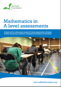 Image of Mathematics in A level assessments