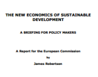 Image of THE NEW ECONOMICS OF SUSTAINABLE DEVELOPMENT