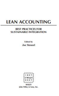 Image of LEAN ACCOUNTING, BEST PRACTICES FOR SUSTAINABLE INTEGRATION