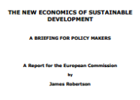Image of THE NEW ECONOMICS OF SUSTAINABLE DEVELOPMENT