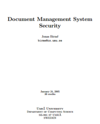 Image of Document Management System Security