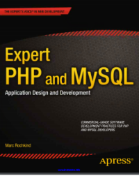 Image of Expert PHP and MySQL  Application Design and Development