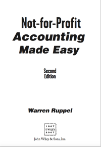Image of Not-for-Profit Accounting Made Easy