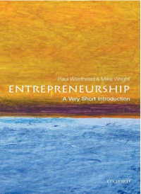 Image of ENTREPRENEURSHIP: A VERY SHORT INTRODUCTION